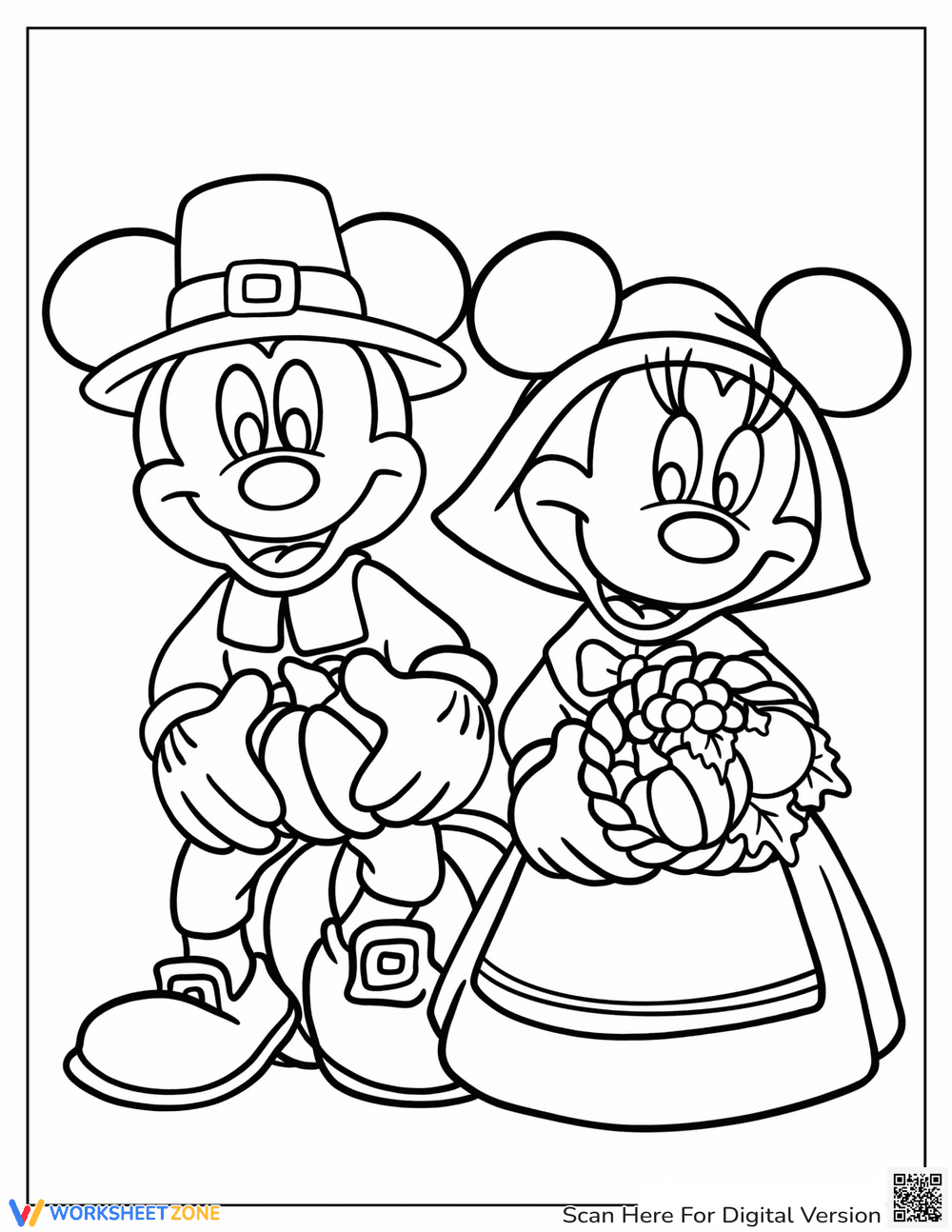 Thanksgiving Costumes with Mickey & Minnie - Page 1