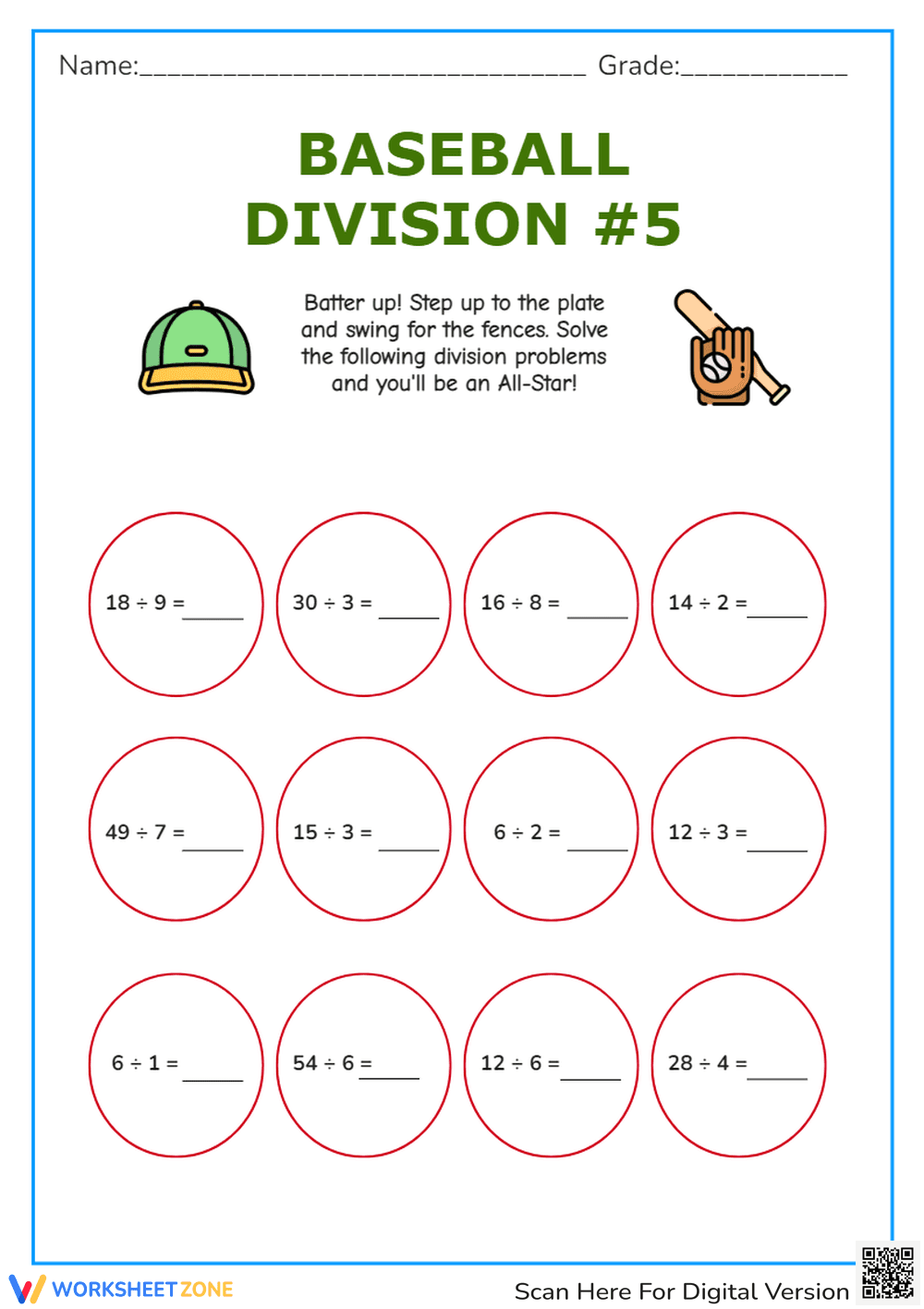 Baseball Division #5 - Page 1