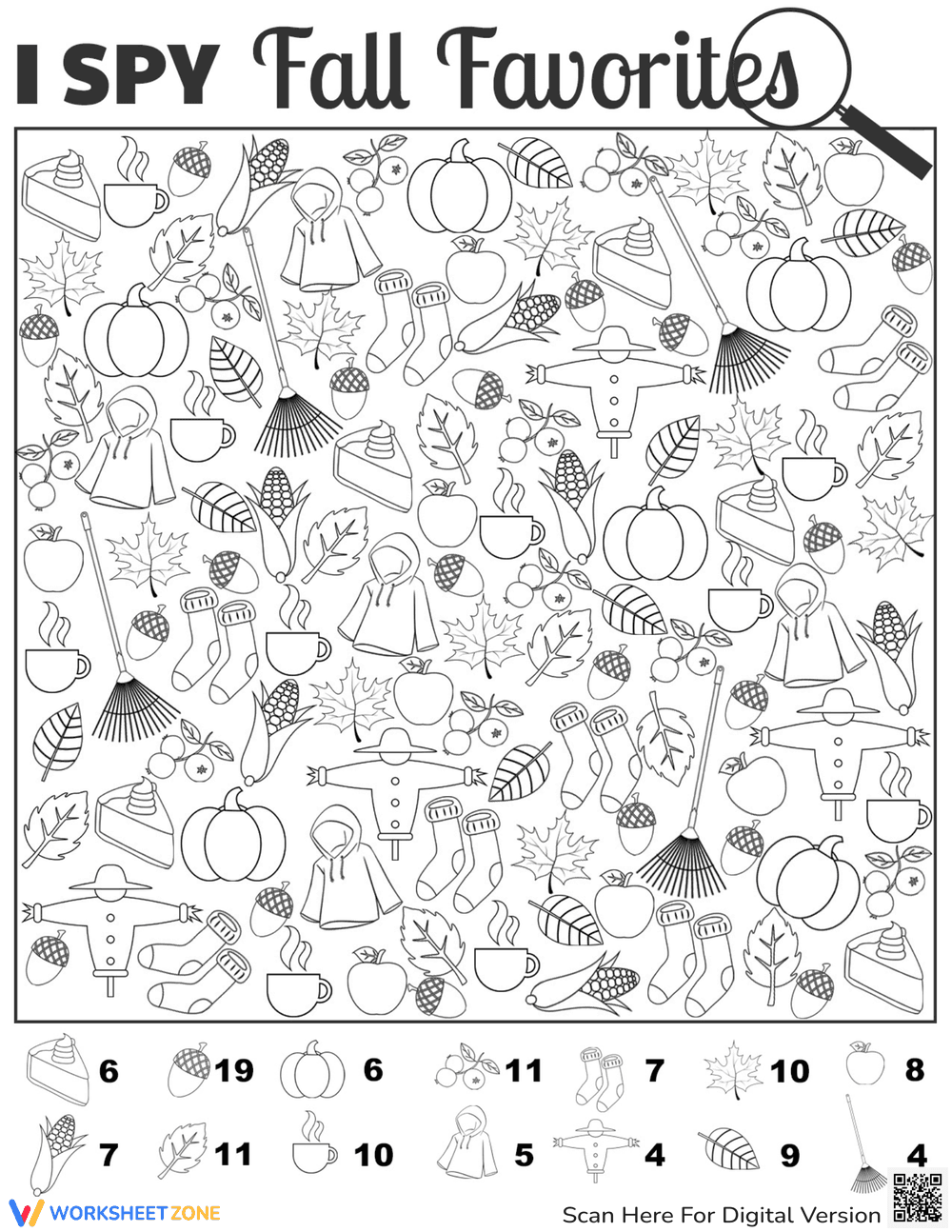 Discover Fall Favorites: An I Spy Game - Page 1