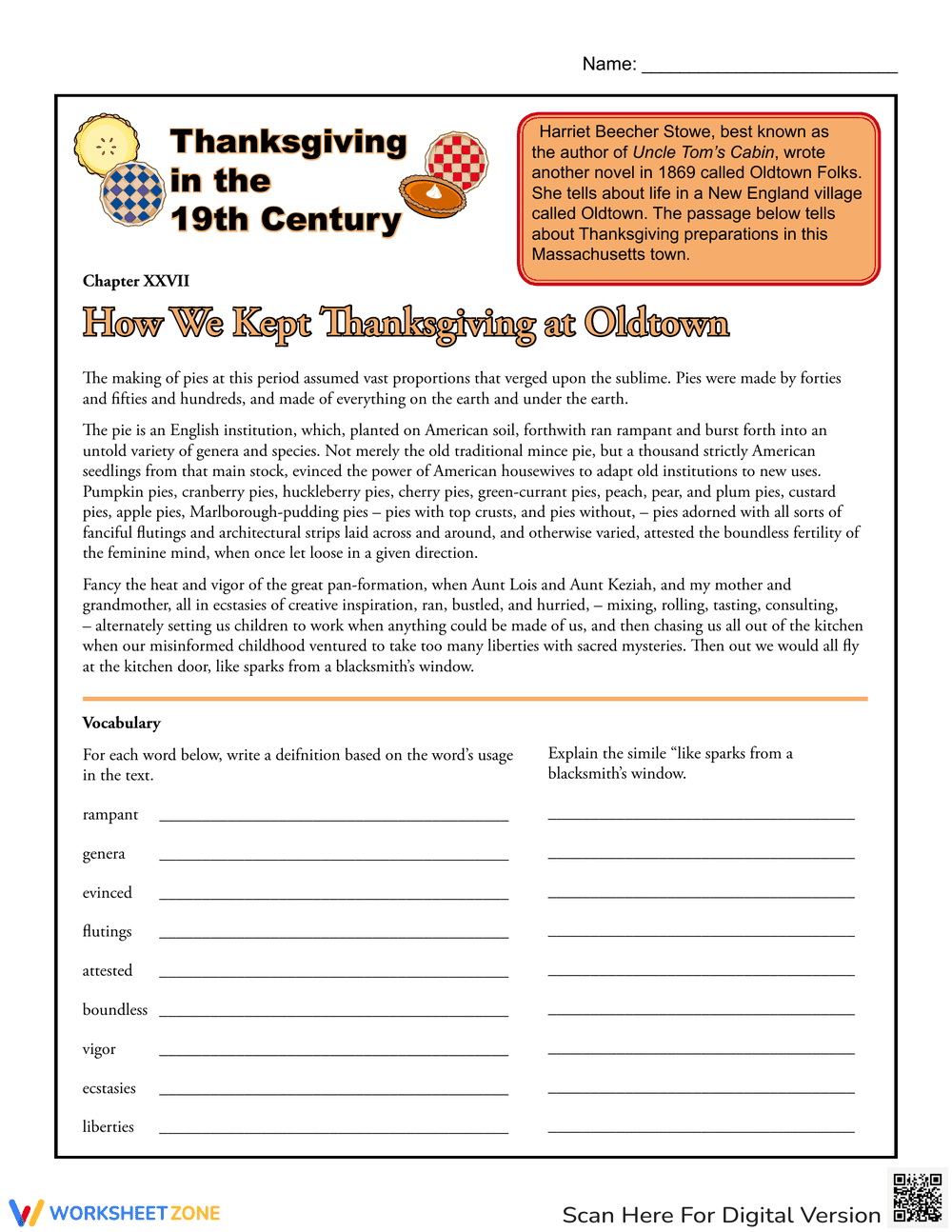 Thanksgiving Reading: How We Kept Thanksgiving - Page 1