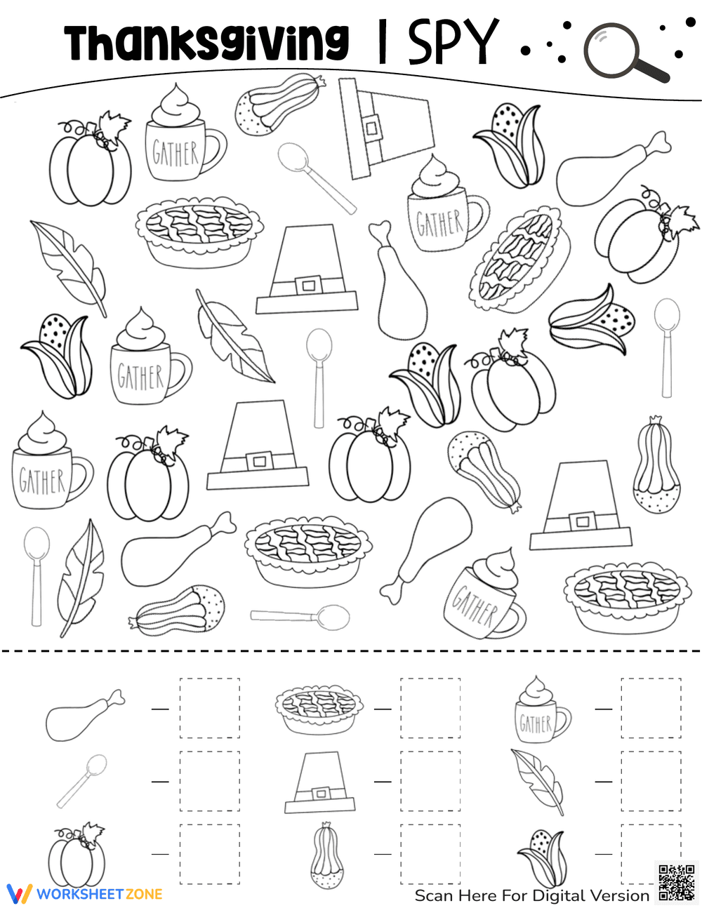 Thanksgiving I Spy Game: Fun and Engaging! - Page 1