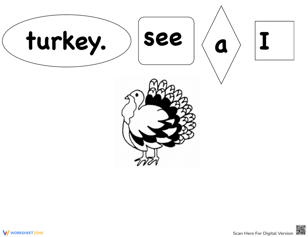 Thanksgiving Reorder the Words - Page 1