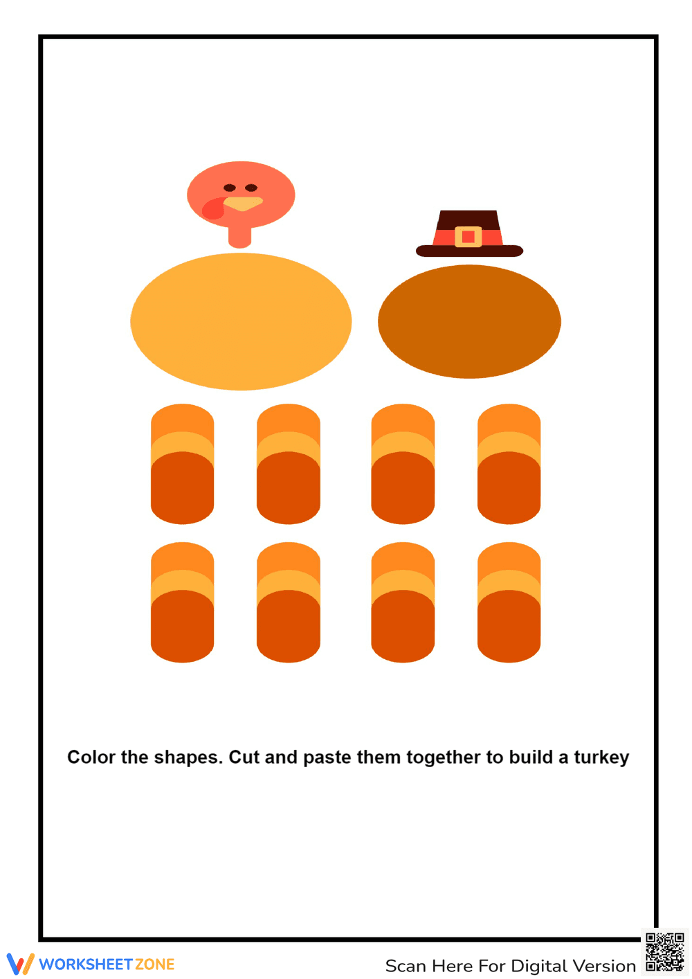 Essential Thanksgiving Turkey Craft | Grades K-2 - Page 1