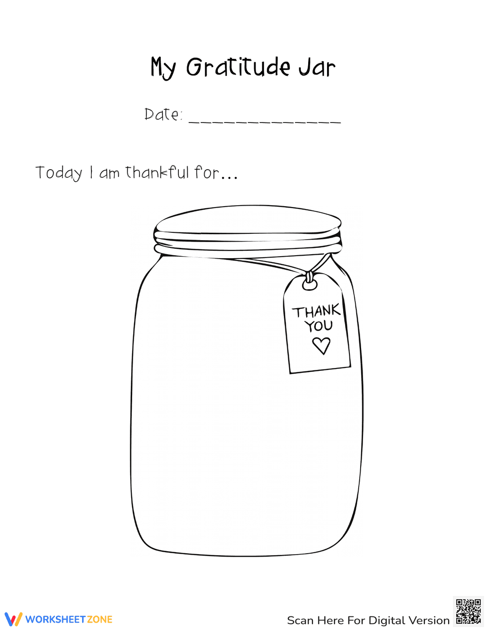 My Gratitude Jar - Page 1