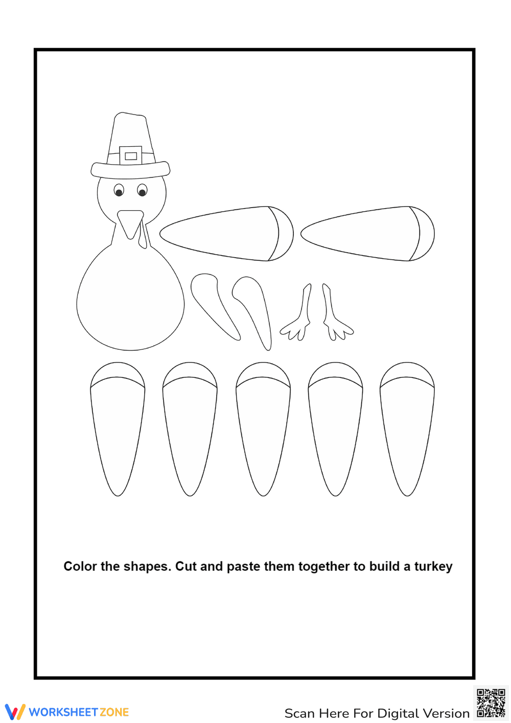 Essential Thanksgiving Turkey Craft | Grades K-2 - Page 1