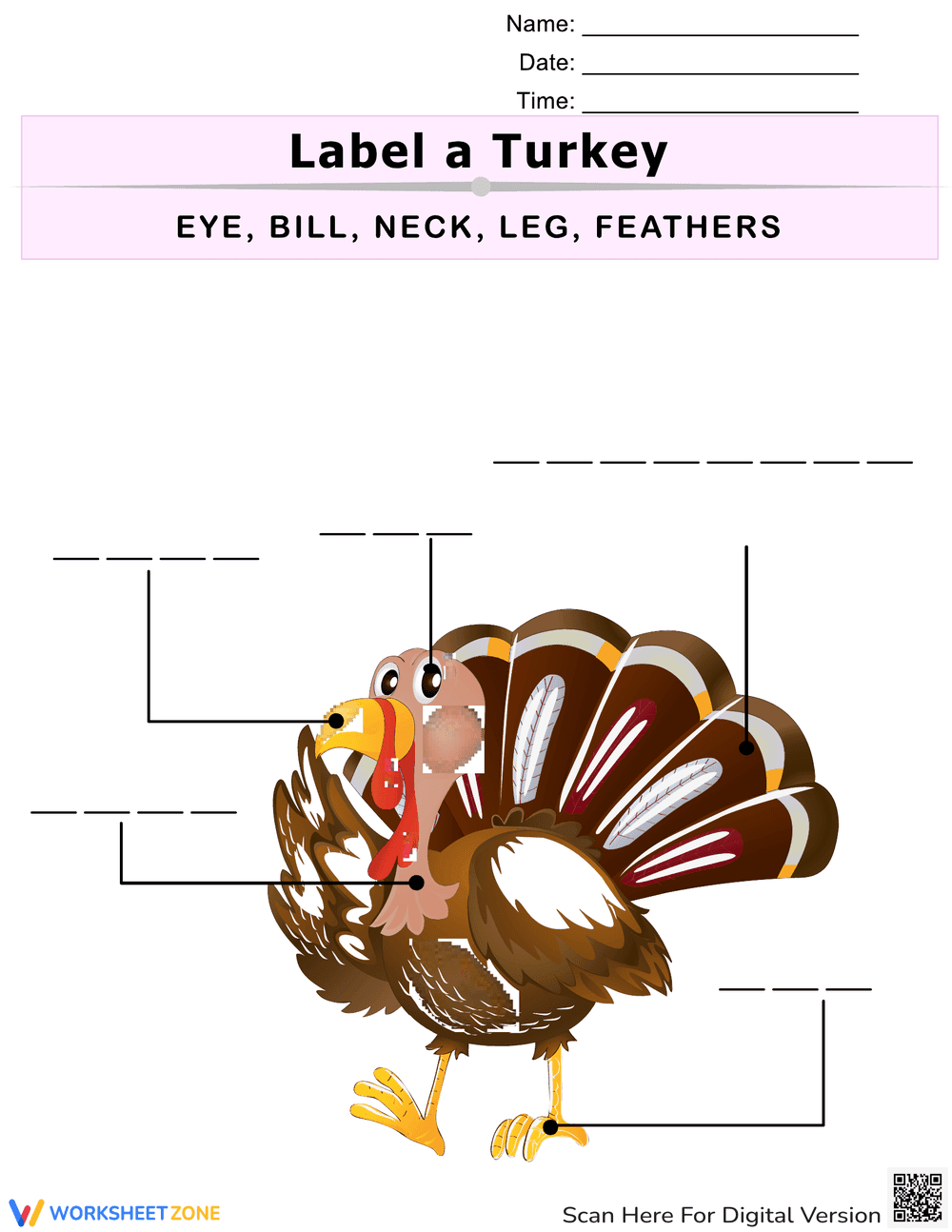 Label Turkey Parts - Page 1