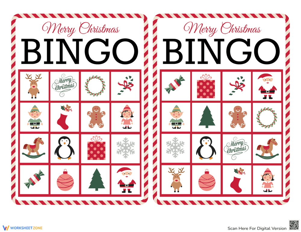 Have Fun with Merry Christmas Bingo - Page 1