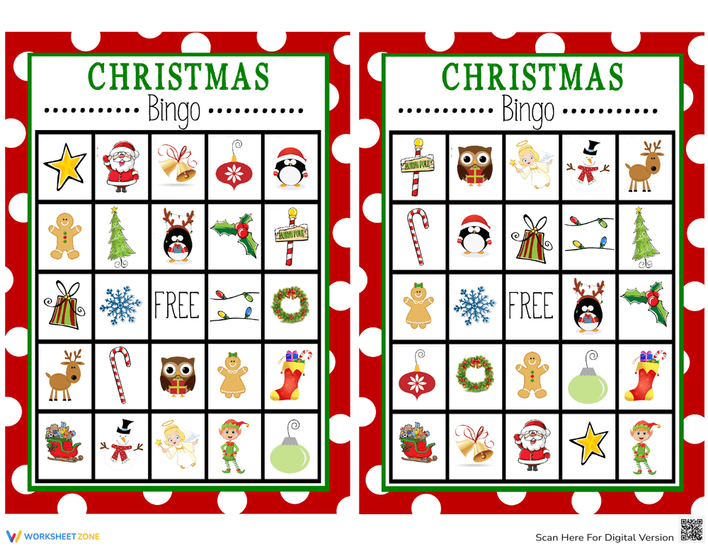 Play Christmas Bingo: A Fun Holiday Game - Page 1