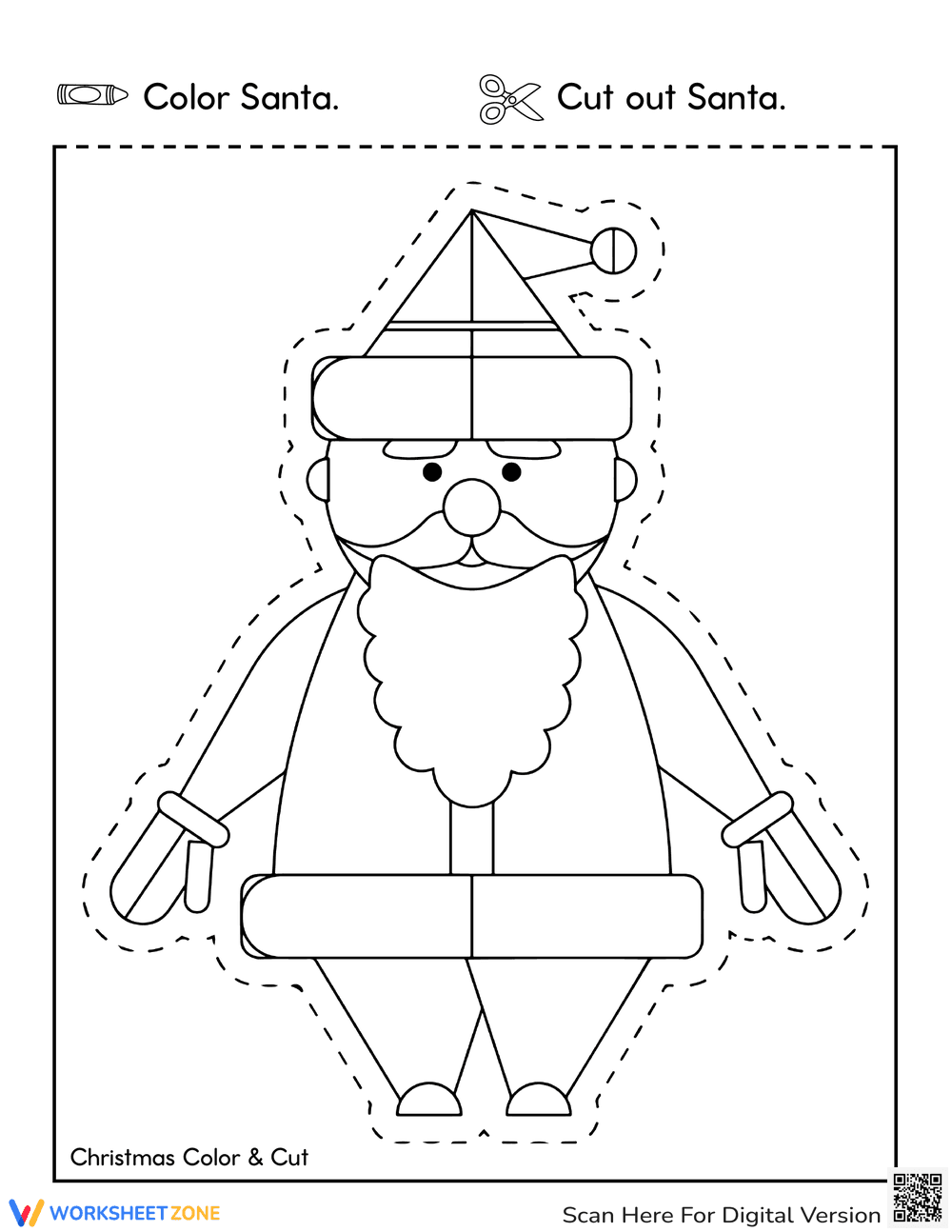Santa Cutting - Page 1