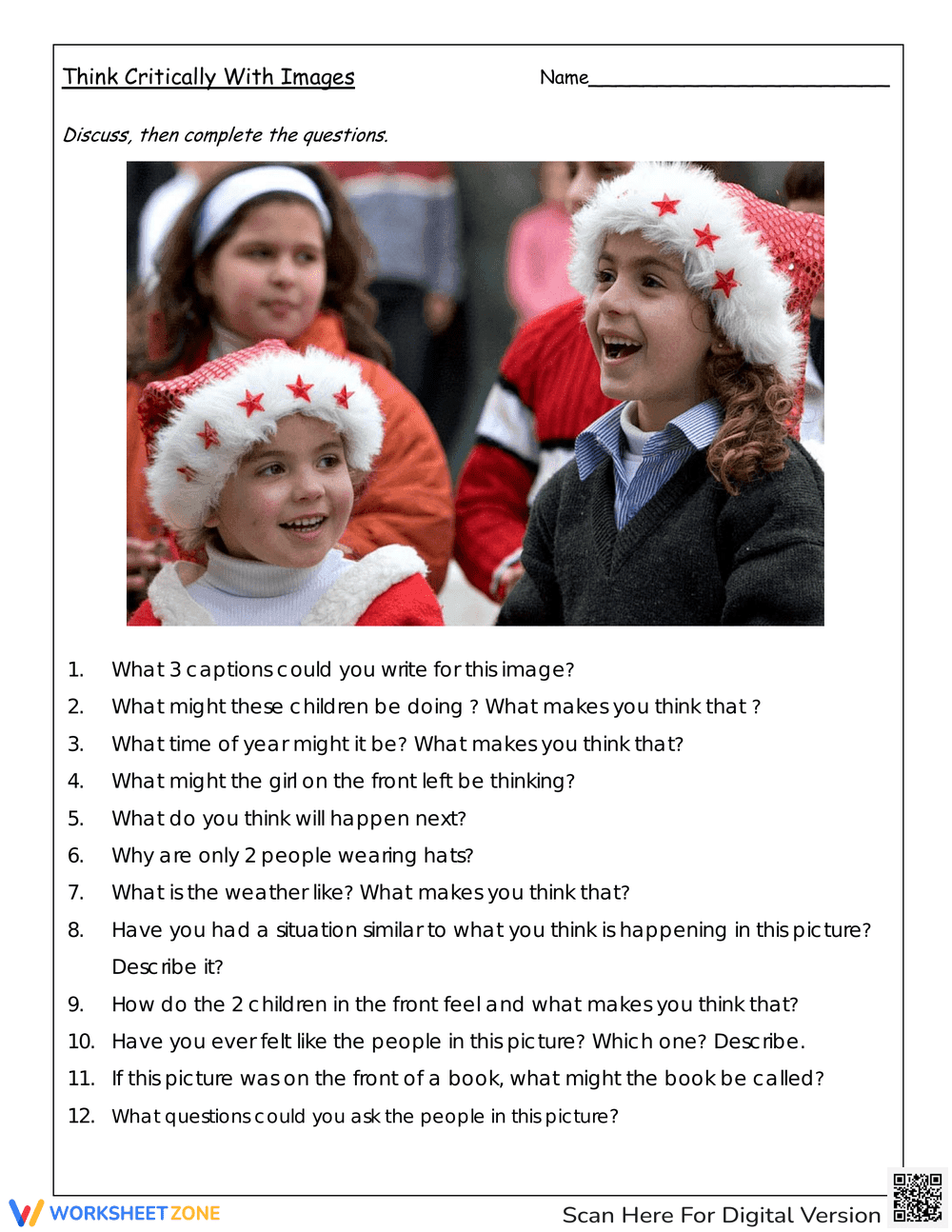 Christmas Writing & Critical Thinking | Grade 6 Essential - Page 1