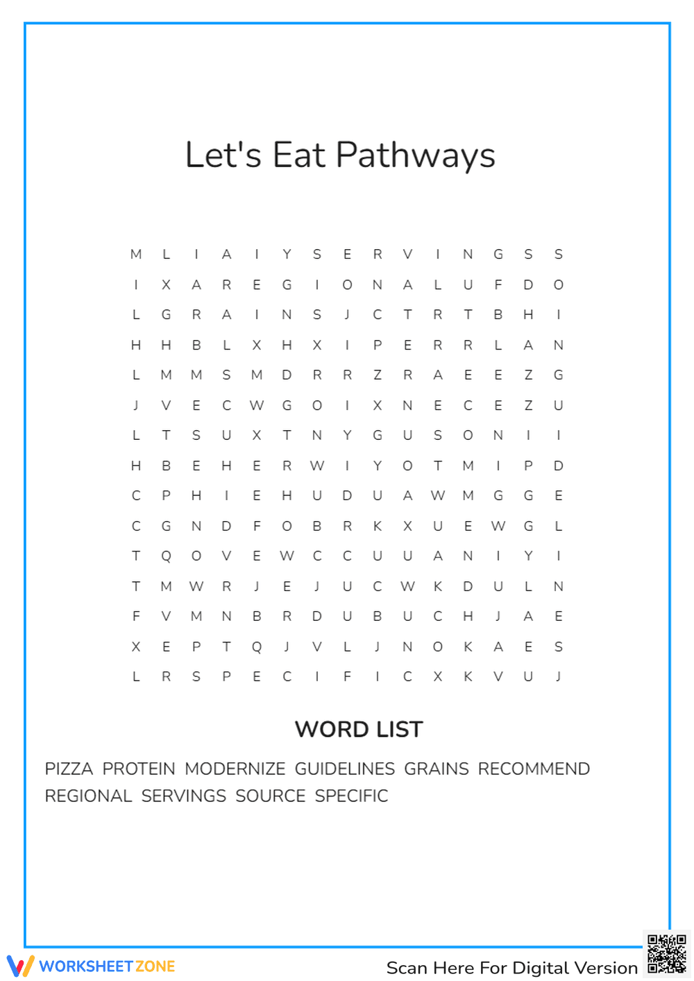 Grade 11 Vocabulary Word Search | Essential Pathways - Page 1