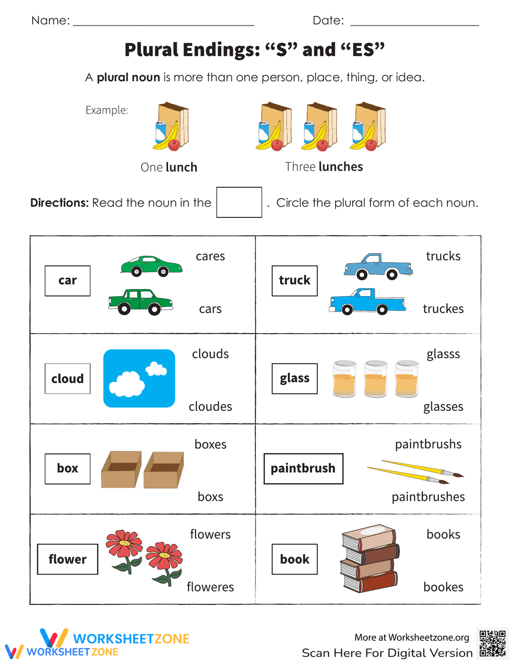 Plurals: Understanding One and More Than One - Page 1
