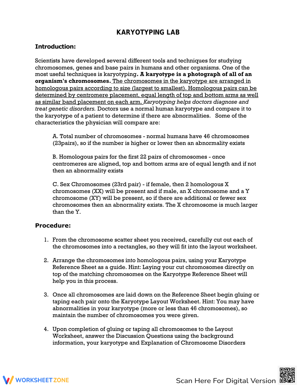 Karyotyping Lab - Page 1