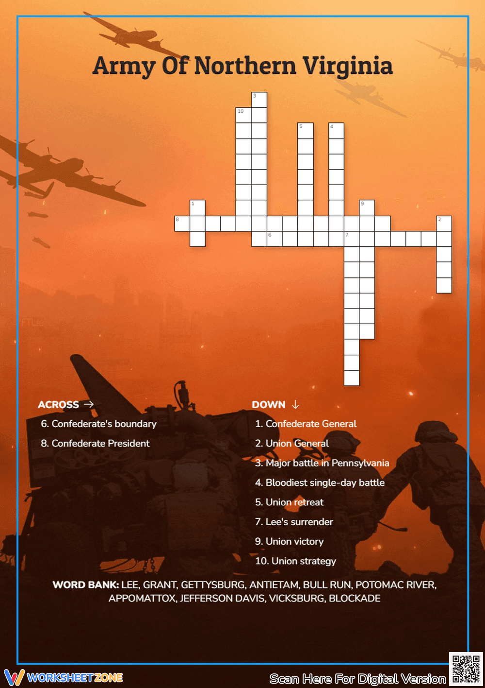Essential Army of Northern Virginia Crossword - Page 1