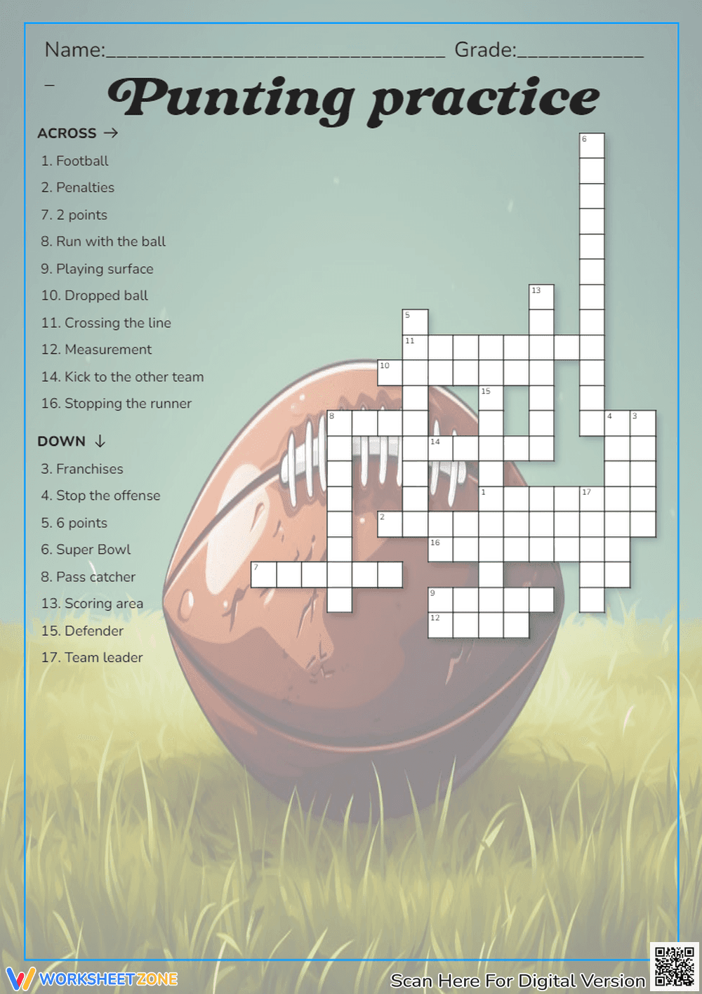 Punting Practice: Learn Football Punting Skills - Page 1