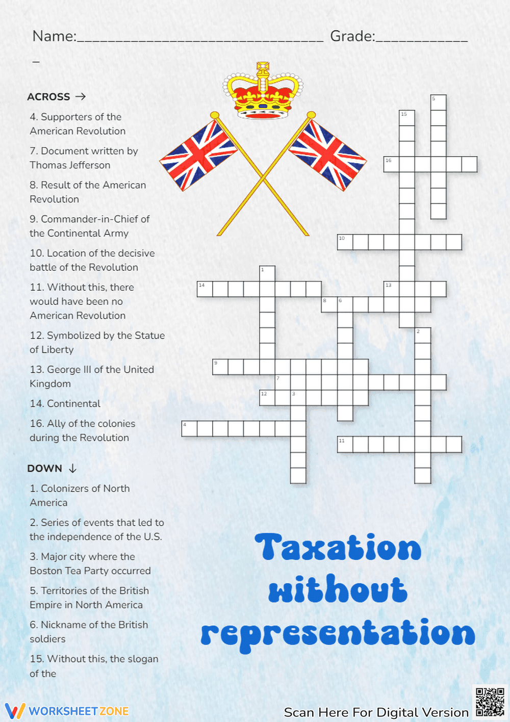 Taxation Without Representation - Page 1