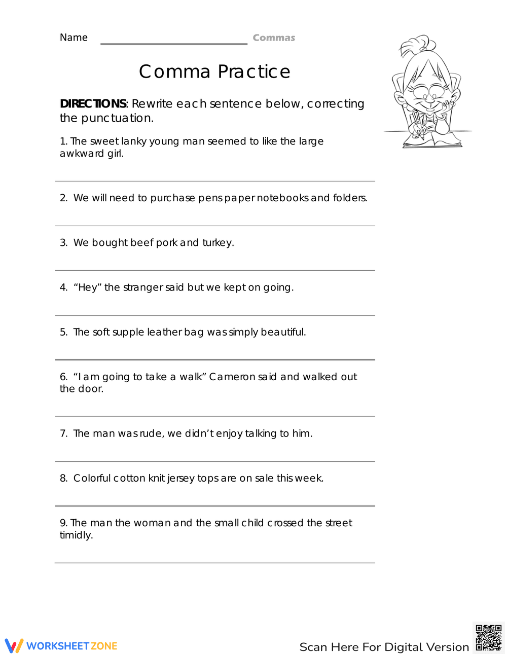 General Skills Practice Sheet - Page 1