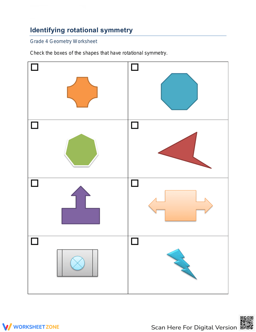 Explore Rotational Symmetry - Page 1