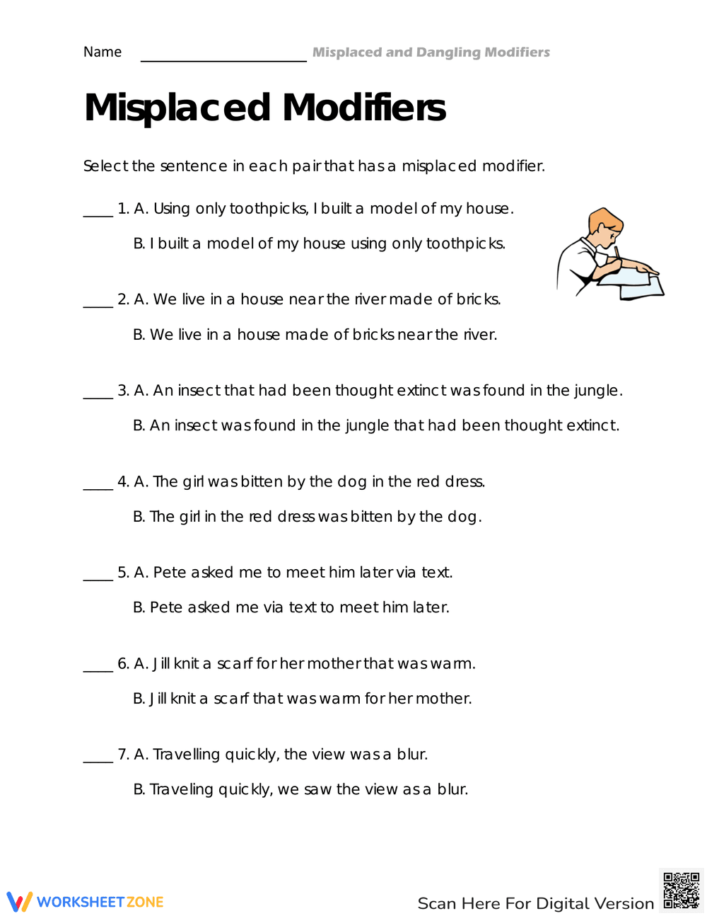 Correcting Dangling Modifiers in Sentences - Page 1