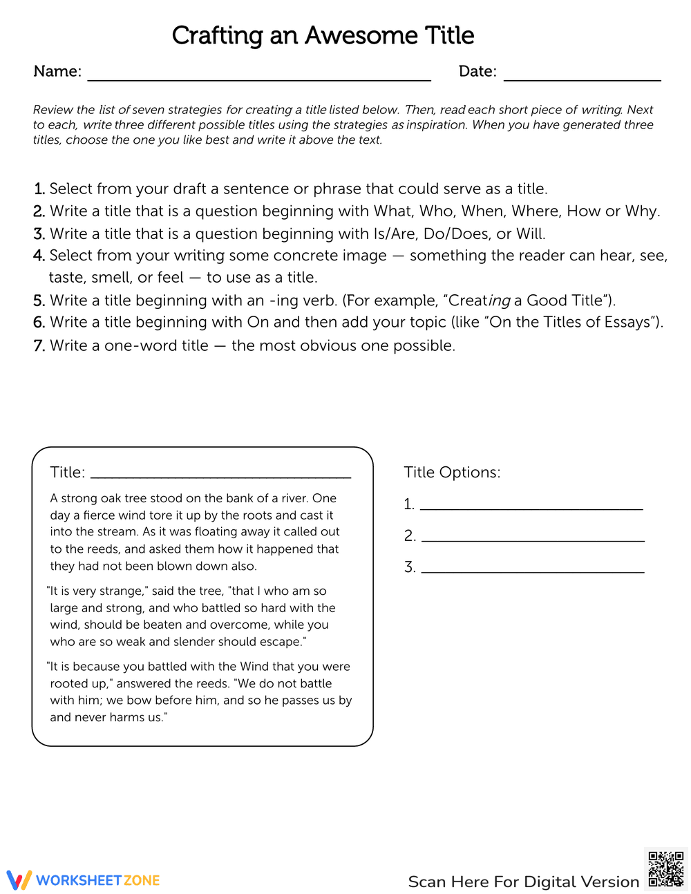 Crafting an Awesome Title - Page 1