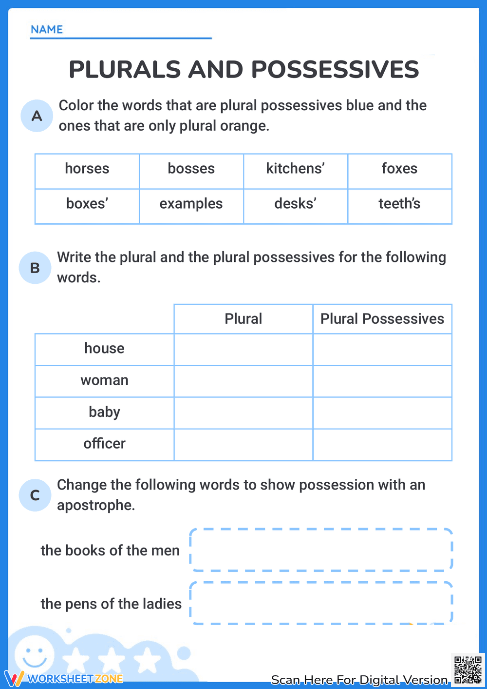 Plurals and Possessives: Grammar Essentials - Page 1