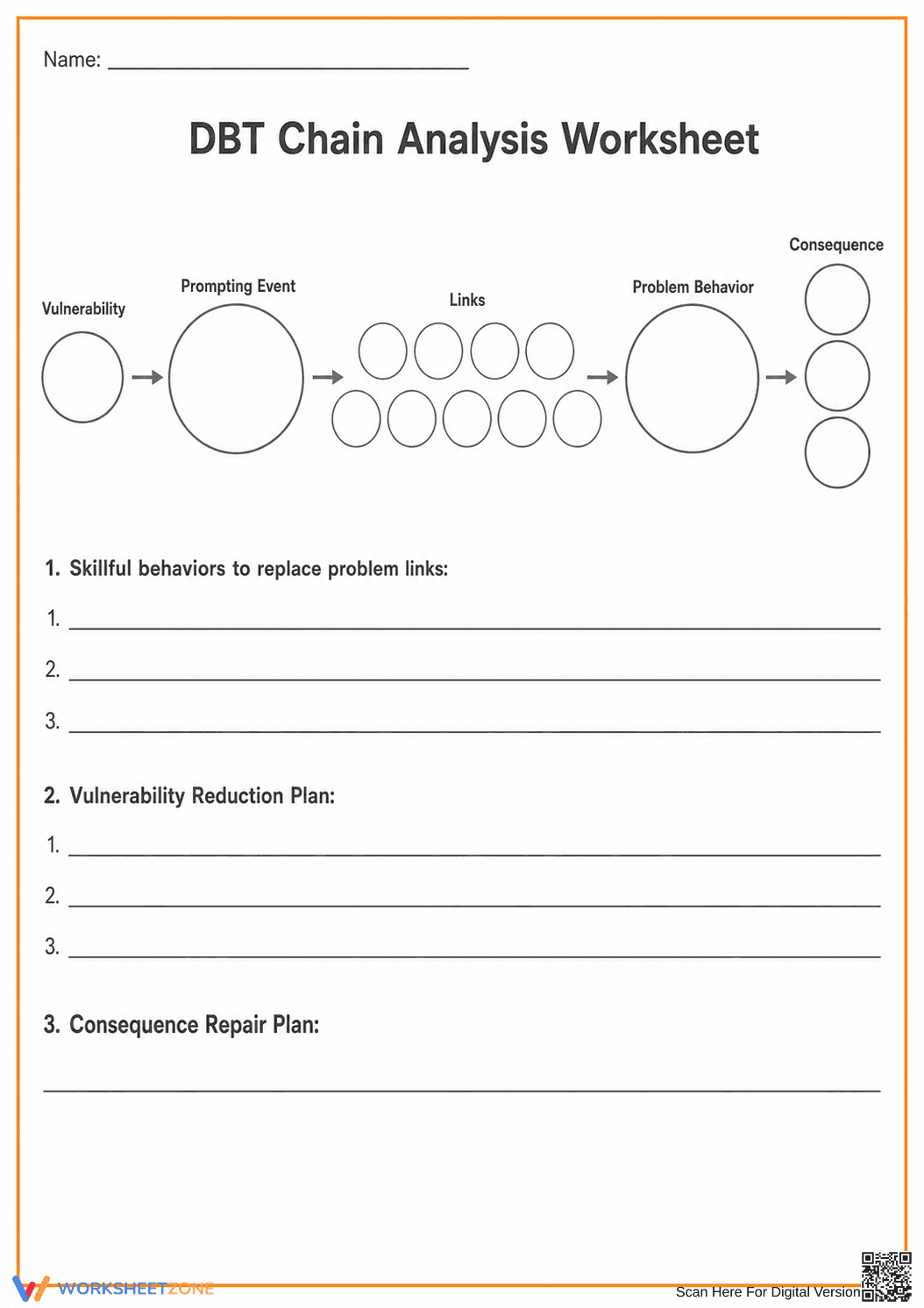 Grade 8 Behavior Analysis — Printable No-Prep Worksheet - Page 1