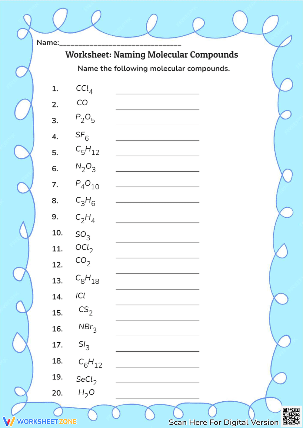 Printable Word Search Activity Worksheet - Page 1