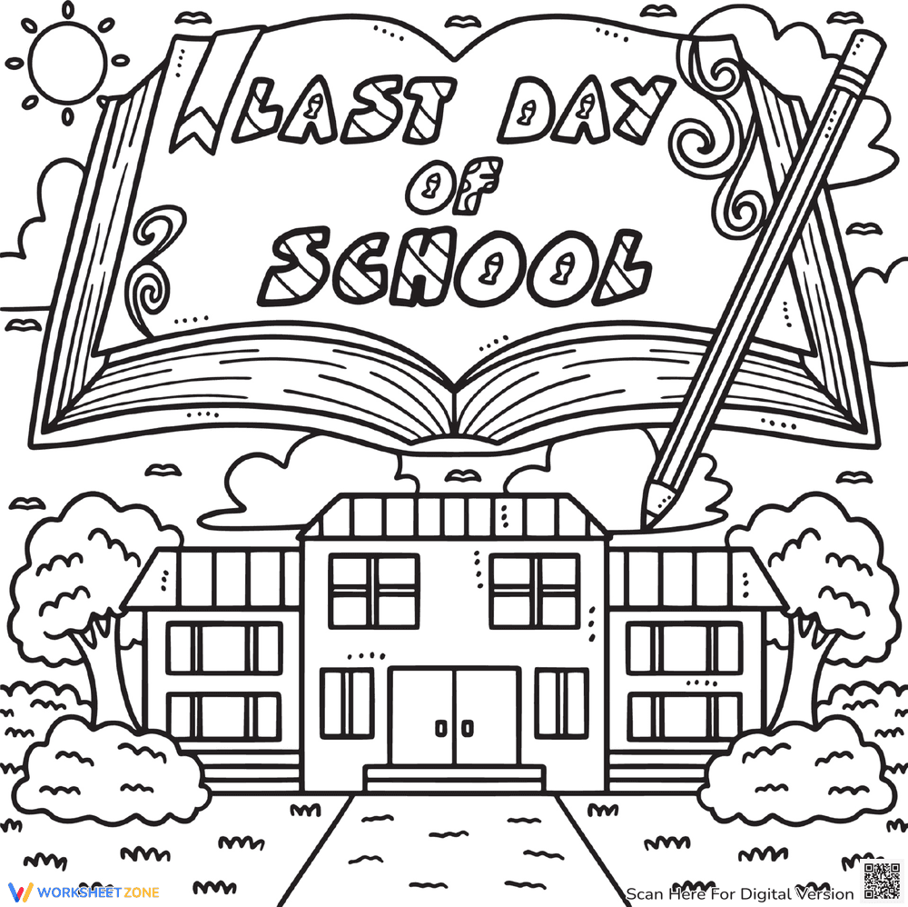 last-day-of-school-coloring-page-for-kids - Page 1