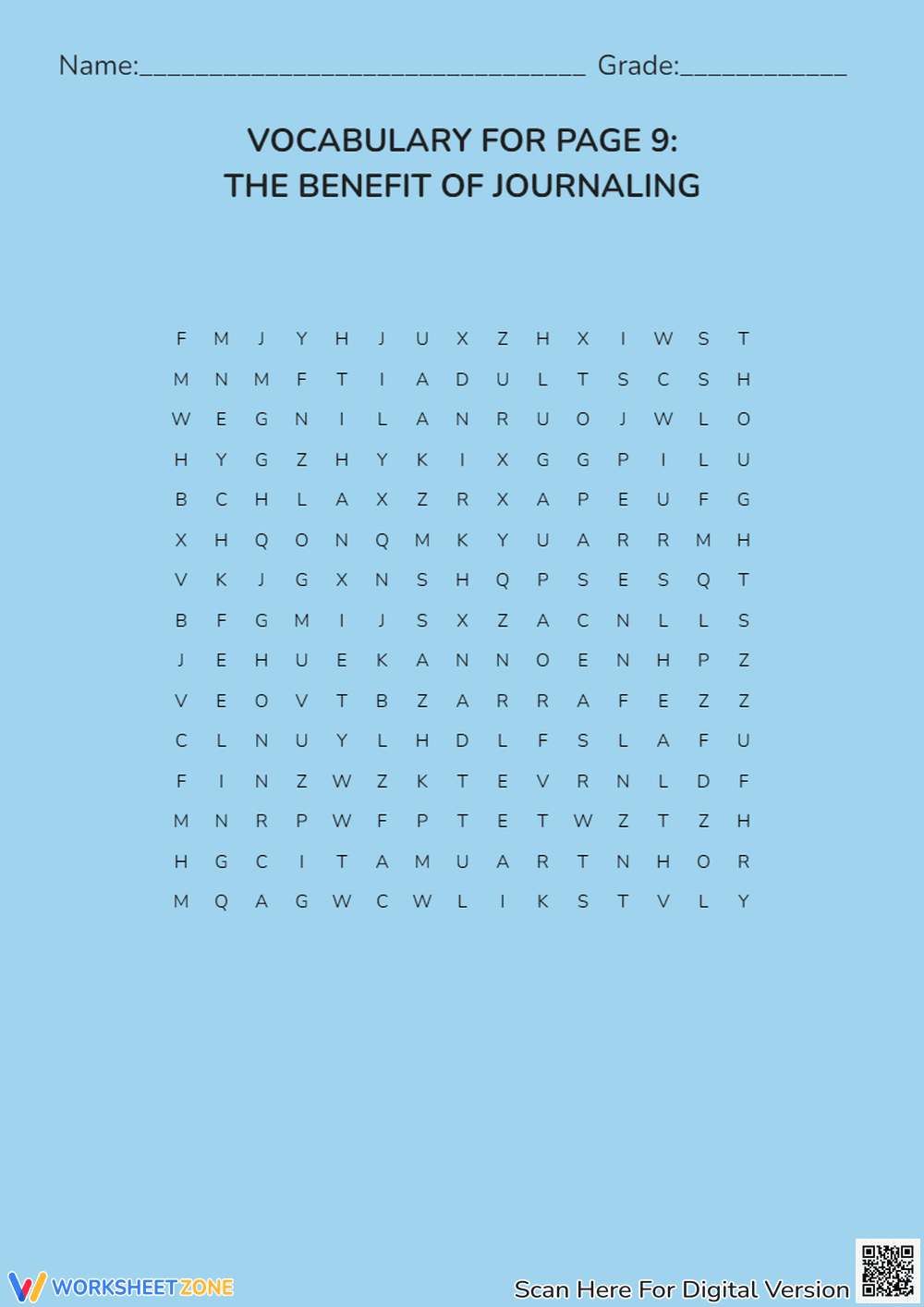 Vocabulary - Page 1