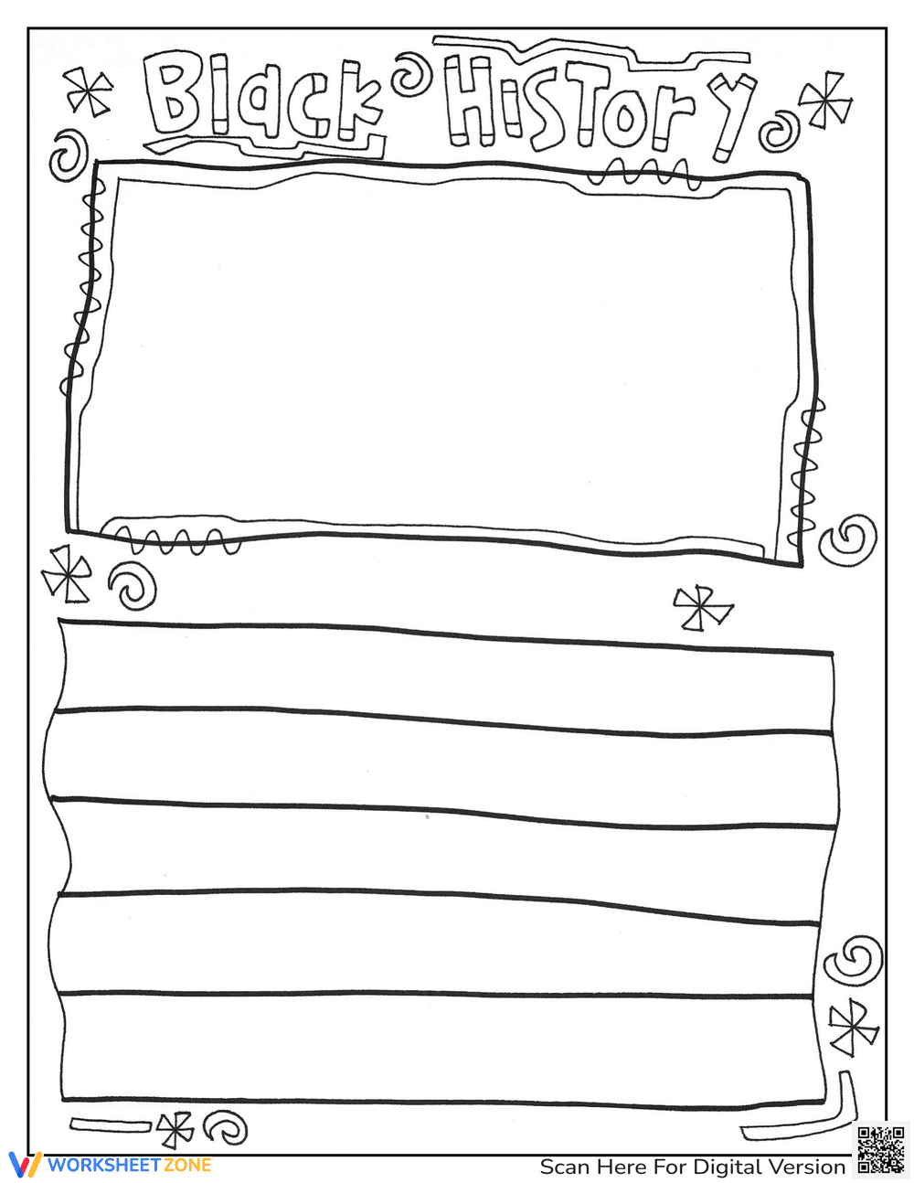 Honoring Black History Creators Worksheet - Page 1