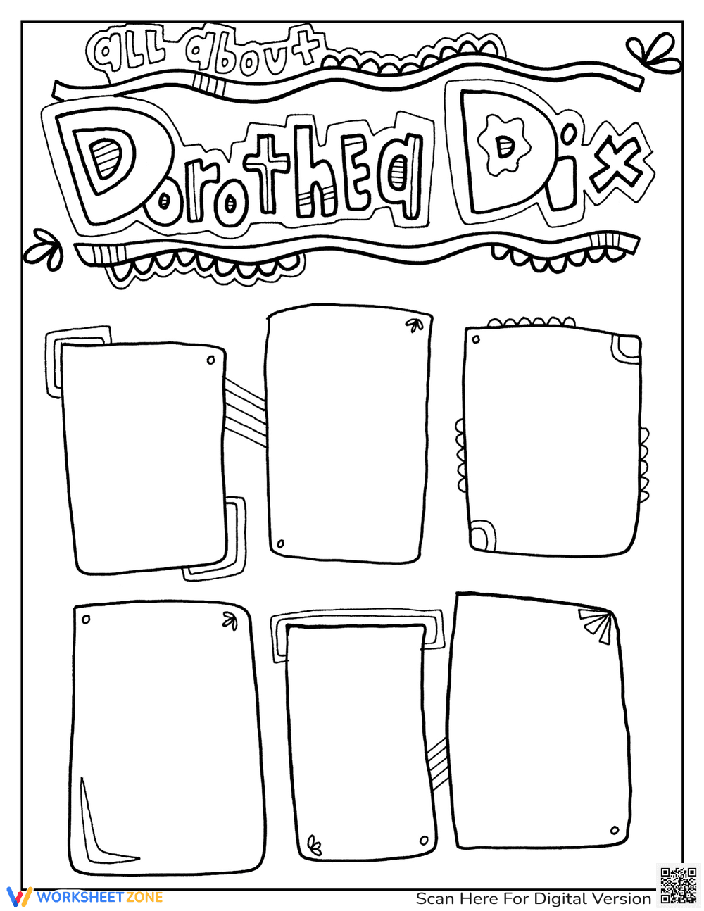 Dorothea Dix Printable Worksheet - Page 1