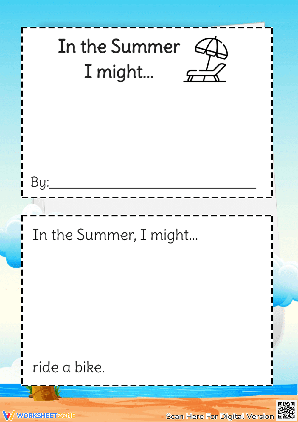 Memorable End of Year Booklet Worksheet - Page 1