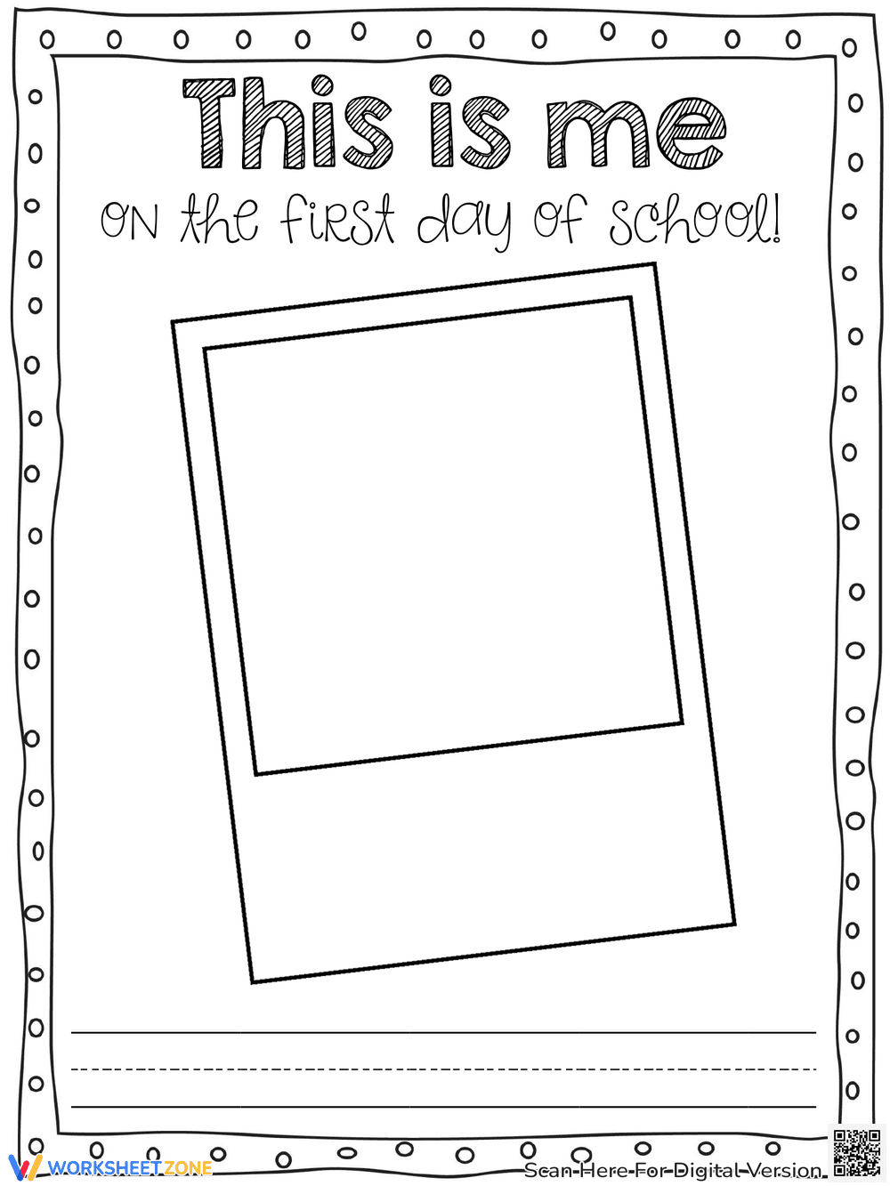 This is Me on the First Day of School - Page 1
