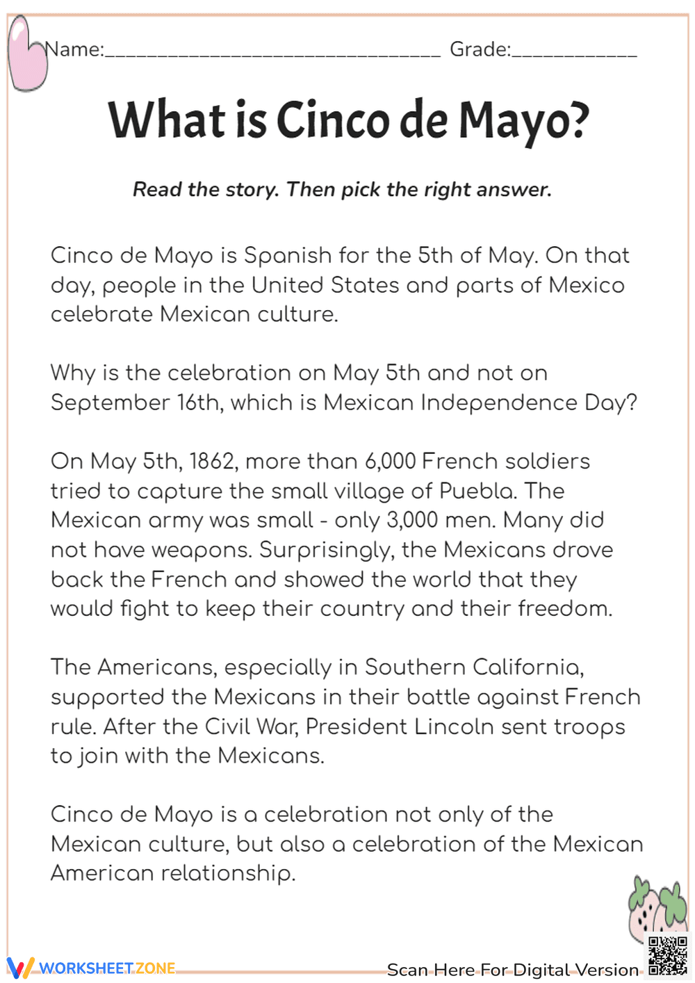 What is Cinco de Mayo? - Page 1