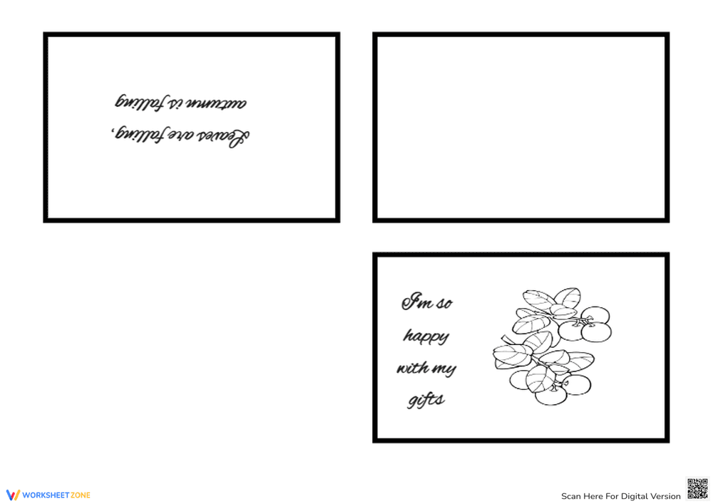 Personalize Give Thanks Cards - Page 1