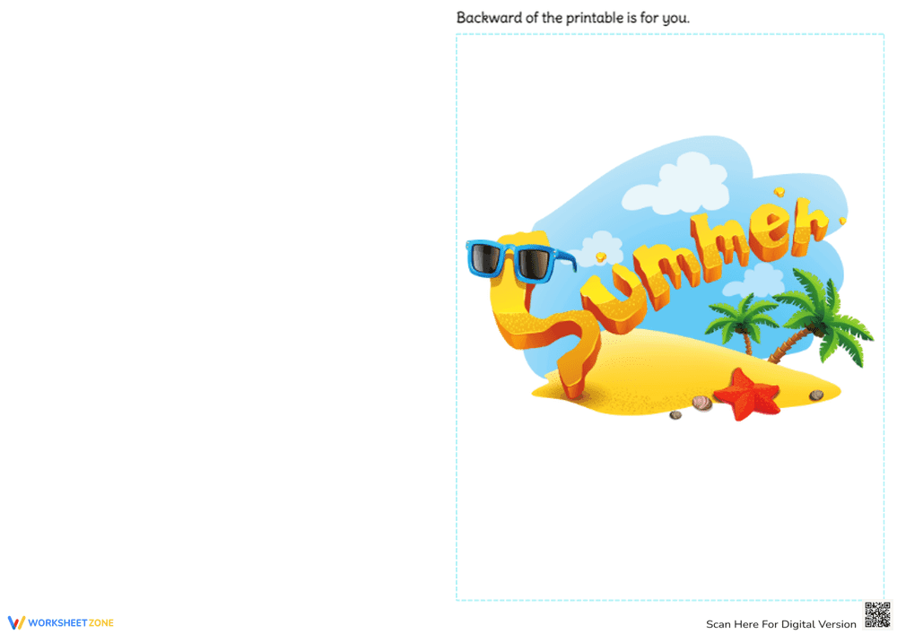 Sunny Summer - Fun Beach Vibes for Kids - Page 1