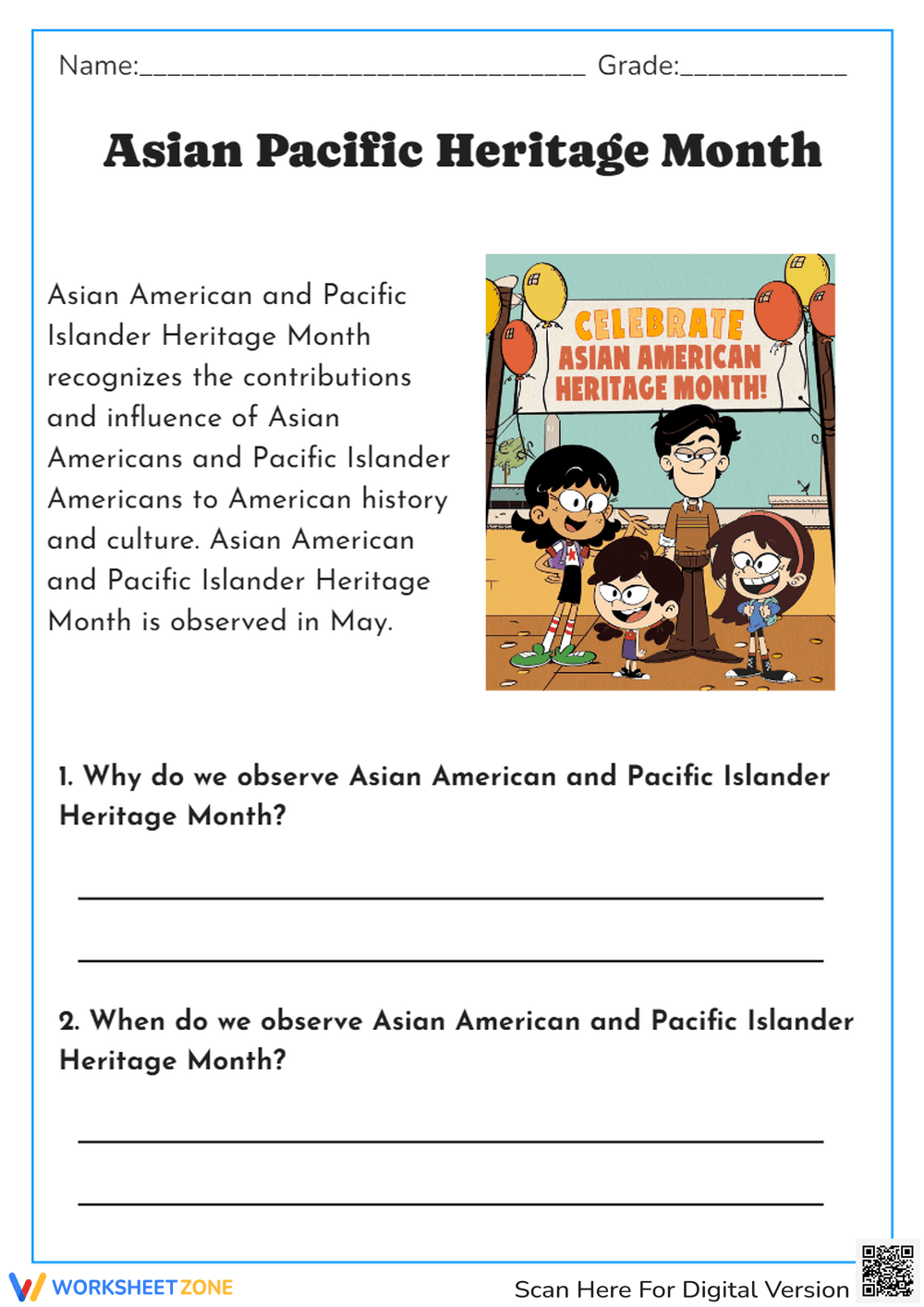 Asian Pacific Heritage Month - Page 1