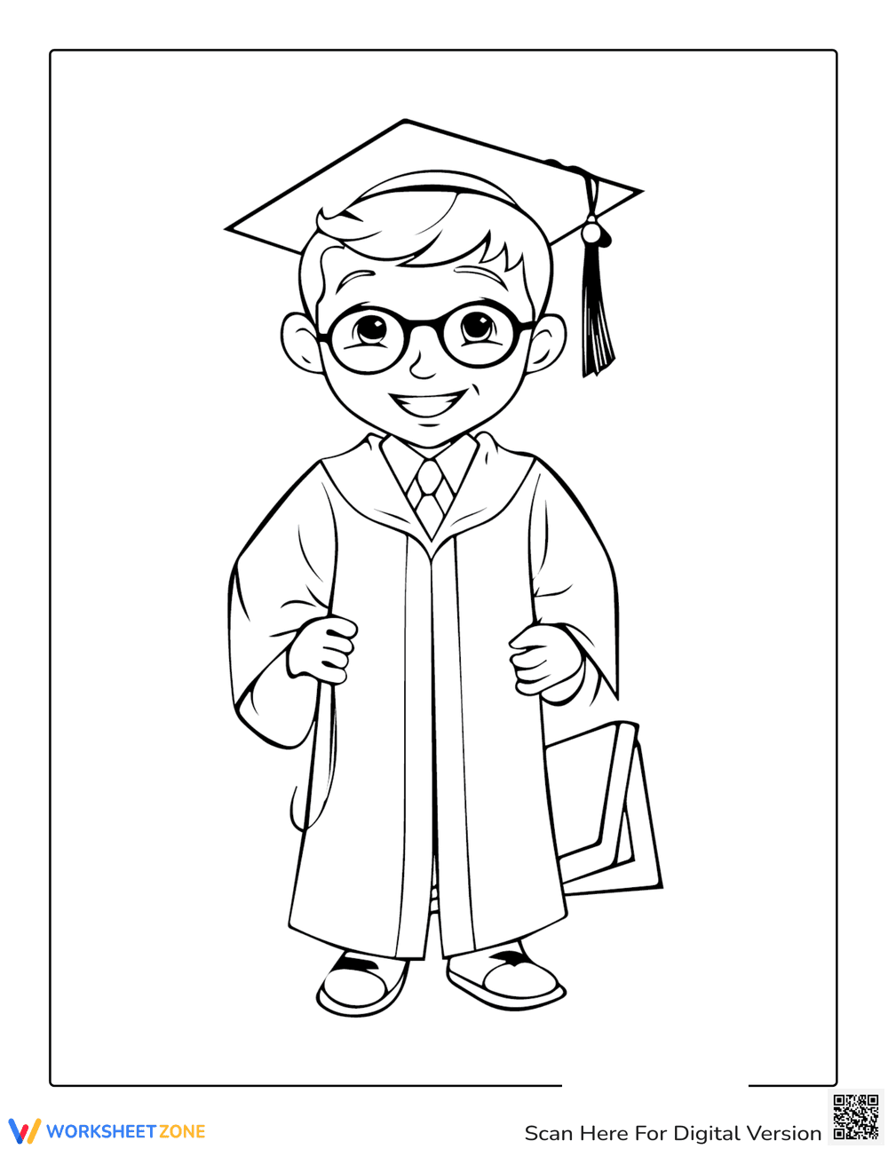 Print Last Day Of School Coloring Page - Page 1