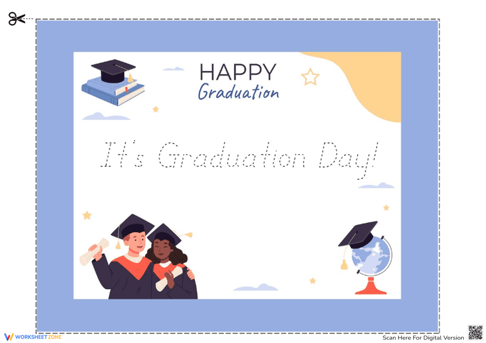 Graduation Handwriting Practice | Essential Grade 1-5 - Page 1