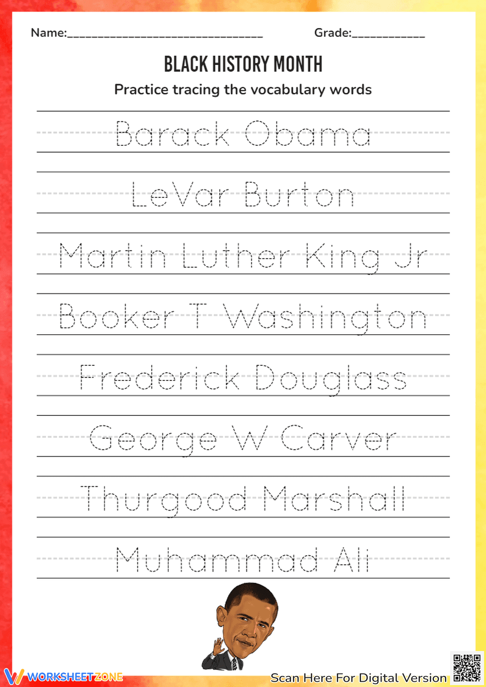Inspiring Black Figures: Trace and Learn - Page 1