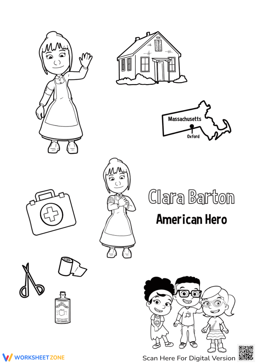 Clara Mini Greeting Cards Design Worksheet - Page 1