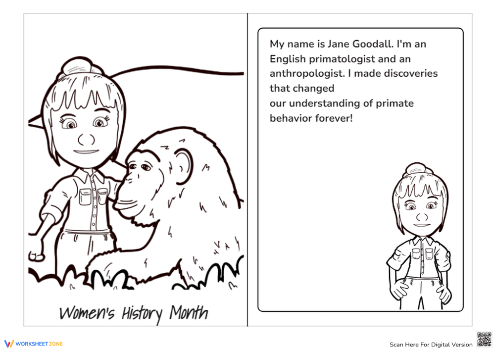 Clara Barton Greeting Card Design Template - Page 1