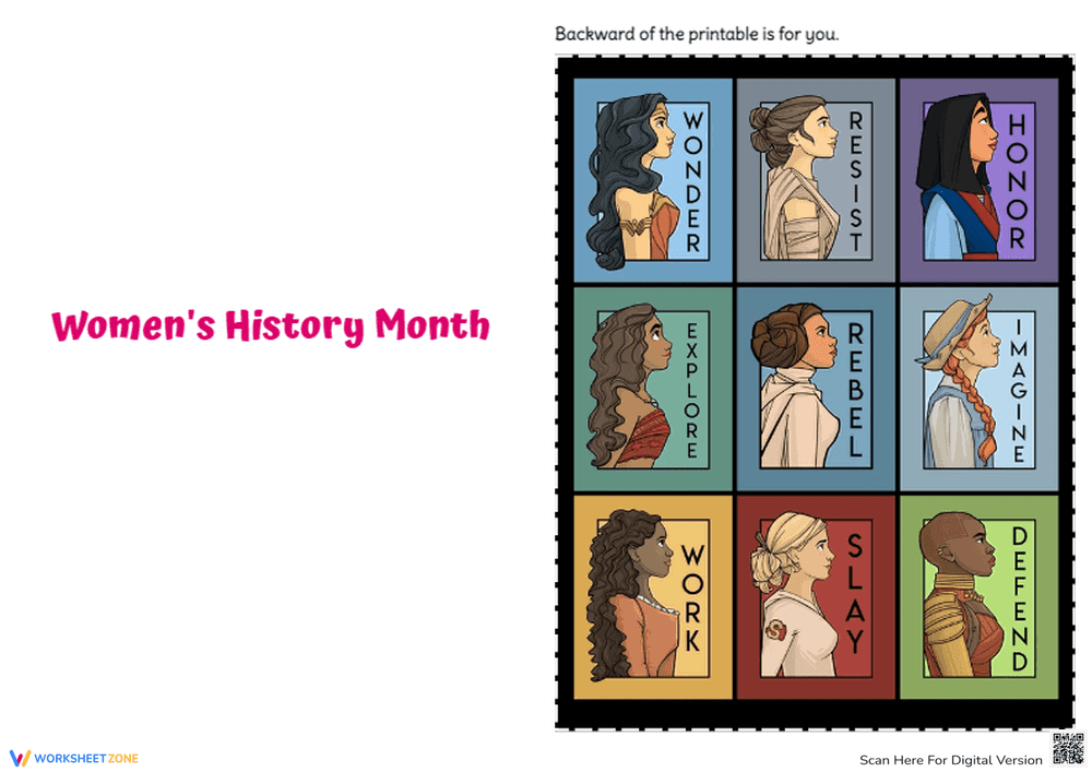 Women's History Month Greeting Cards | Essential Printable - Page 1