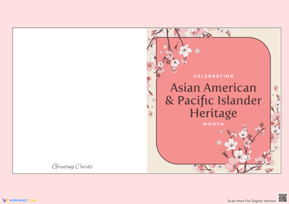AAPI Heritage Month Greeting Card | Essential Printable - Page 1