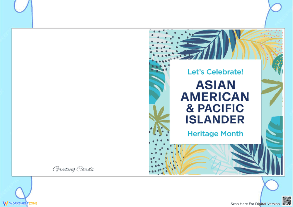 AAPI Heritage Month Greeting Card | Essential Printable - Page 1