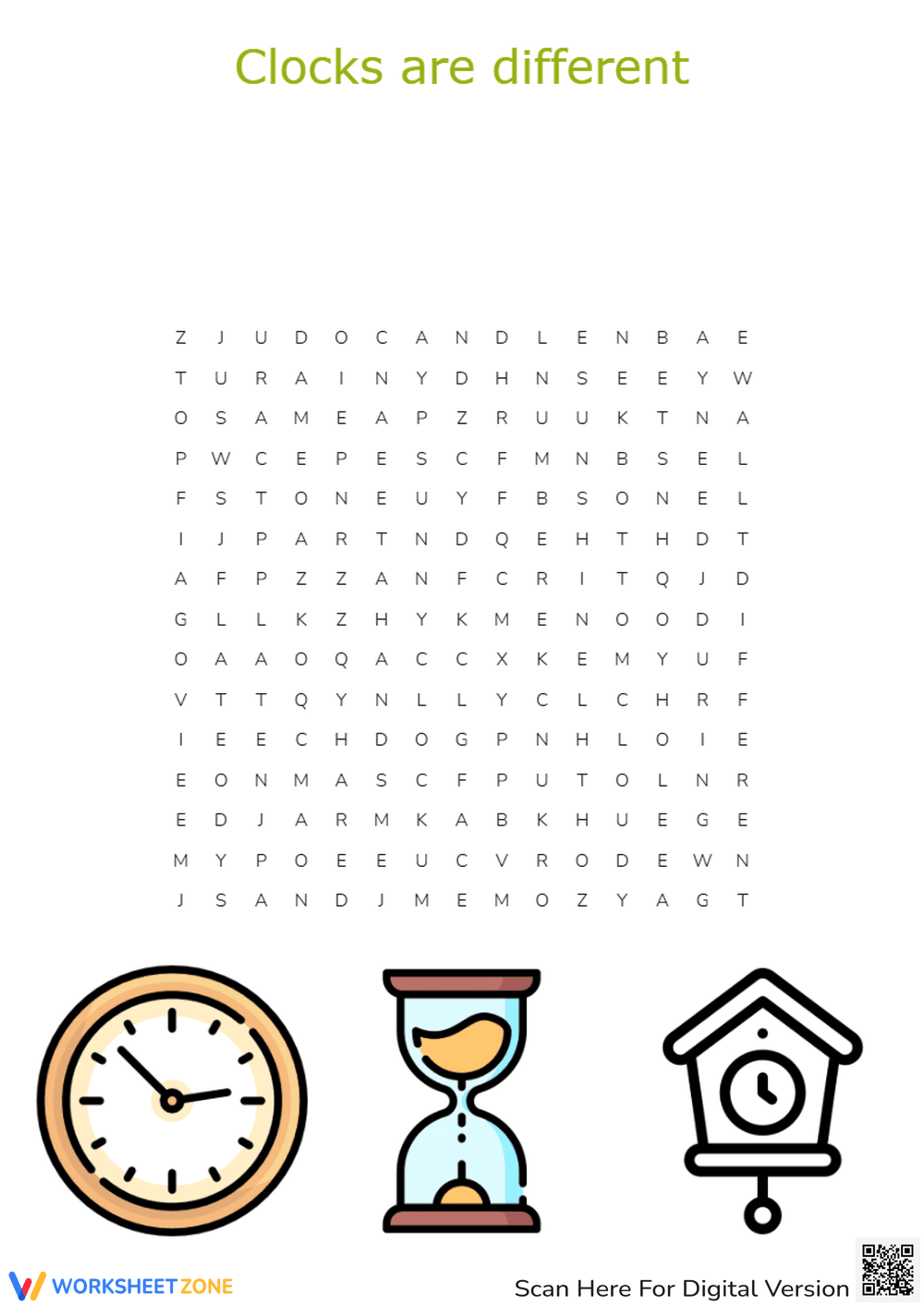 Clocks are different (scramble) - Page 1