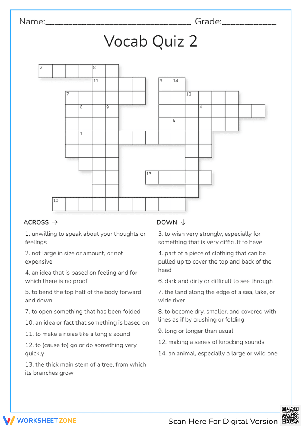 Worksheets - Page 1