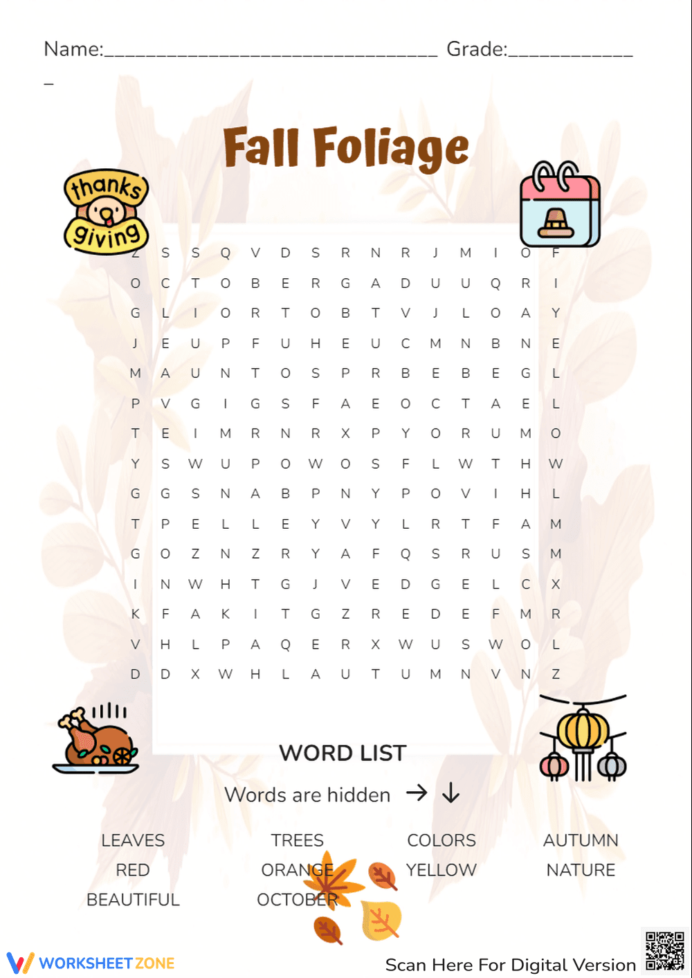 Fall Foliage - Page 1