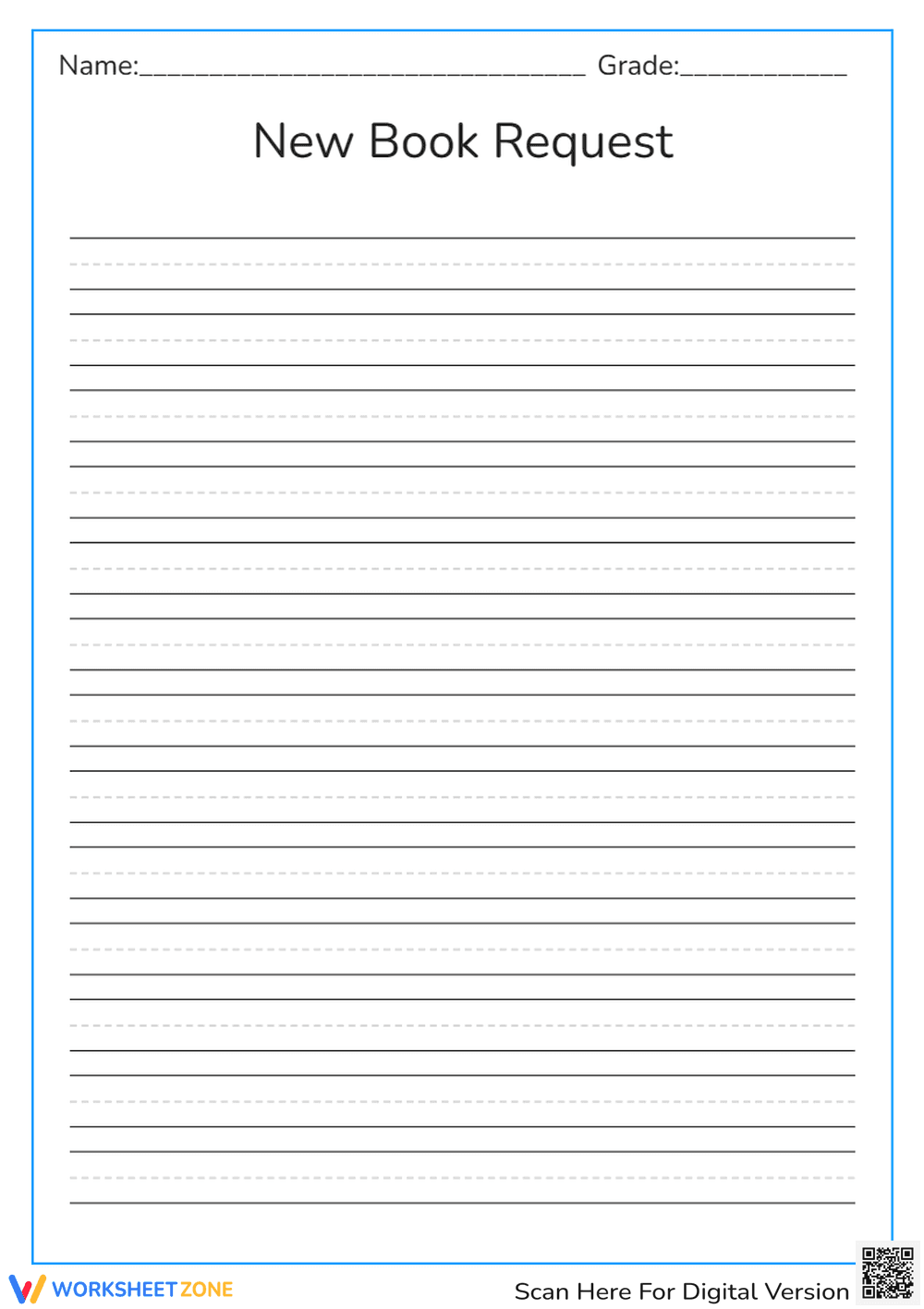 New Book Request Form - Page 1