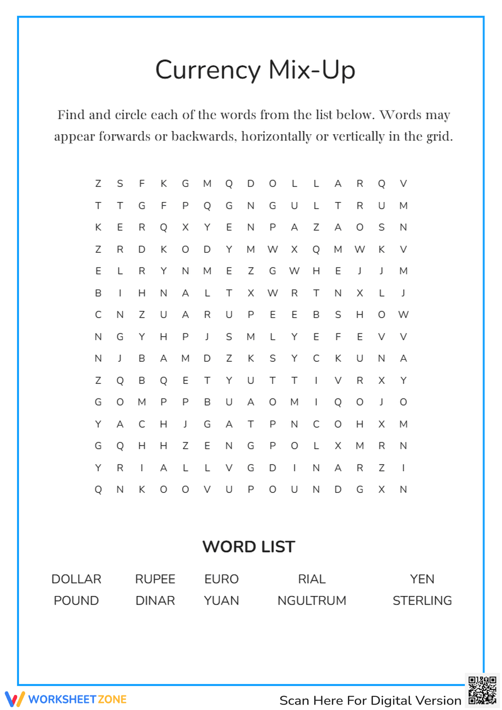 CURRENCY MIX UP - Page 1